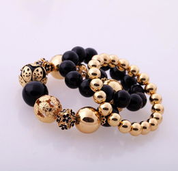 女人飾界 歐美時尚飾品批發，多層次串珠女士彈力手鏈廠家直銷